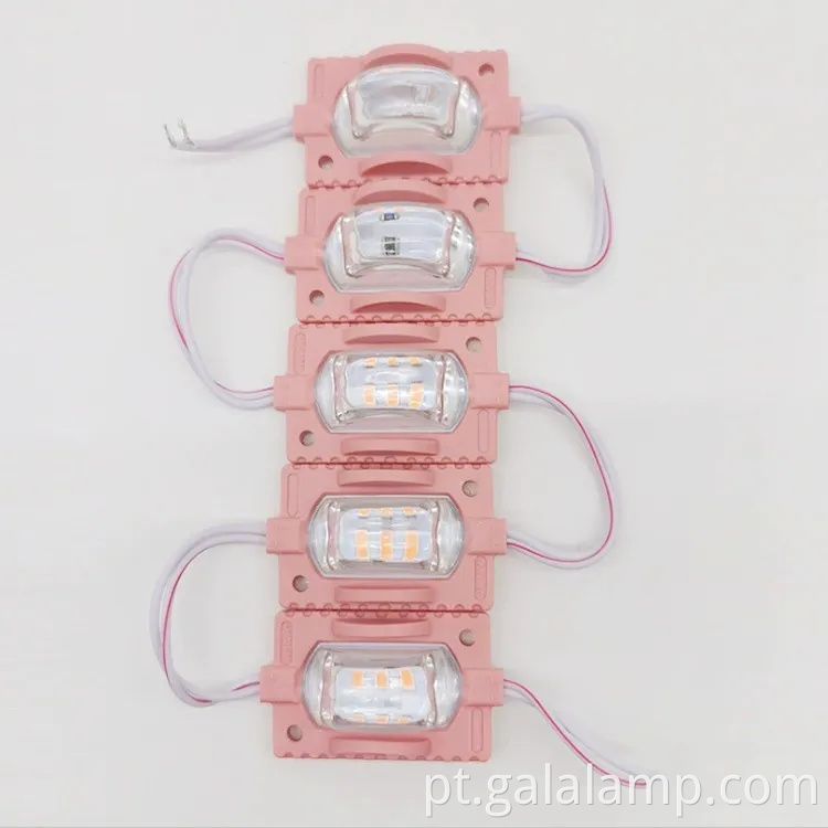 Módulo de fonte de luz lateral de caixa de luz LED ao ar livre com moldagem por injeção